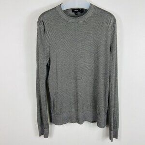 Theory Soft Silk & Cashmere Sweater Size M Quiet Luxury Villings Admiral